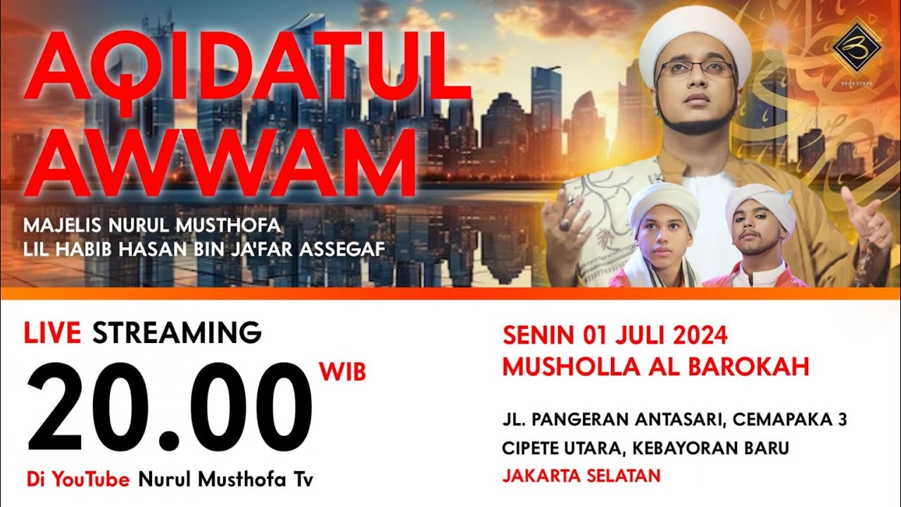 🔴 LIVE | AqidahtuI Awwam | Mushola Al Barokah Cempaka 3 Pangeran Antasari  | Senin  , 01 July 2024