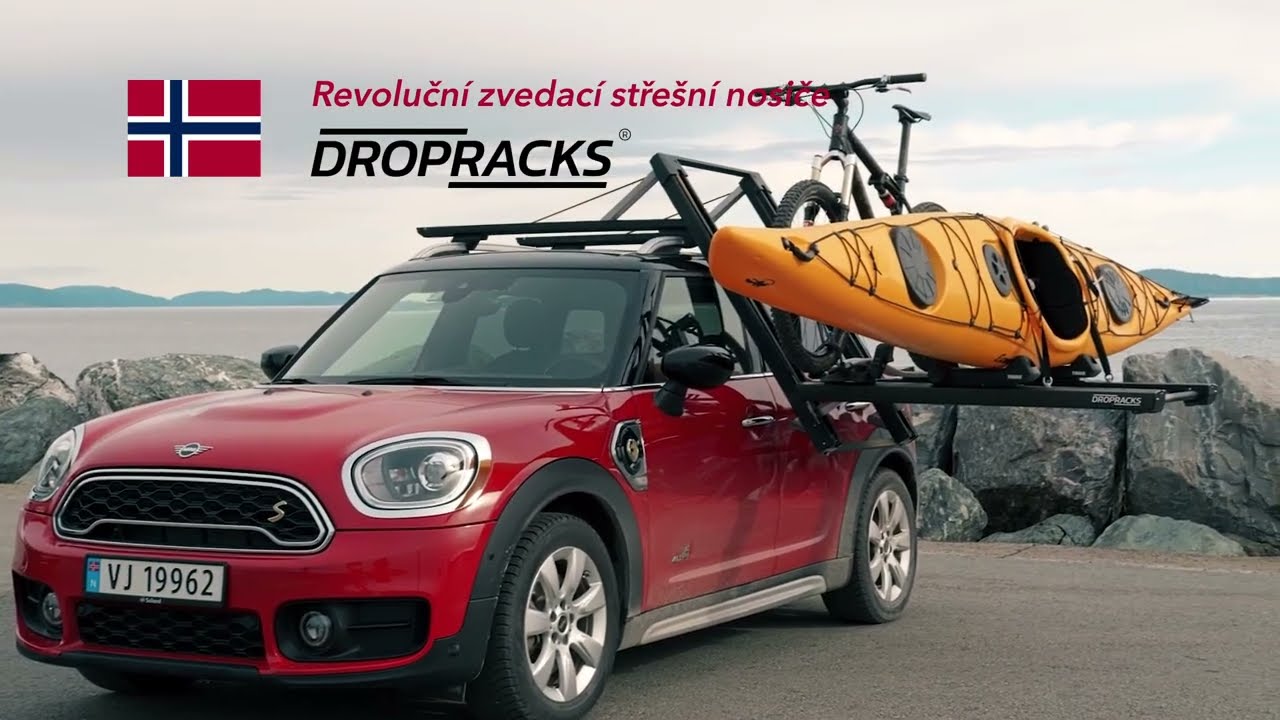 Revoluční střešní zvedací nosiče DROPRACKS NORWAY NOVINKA