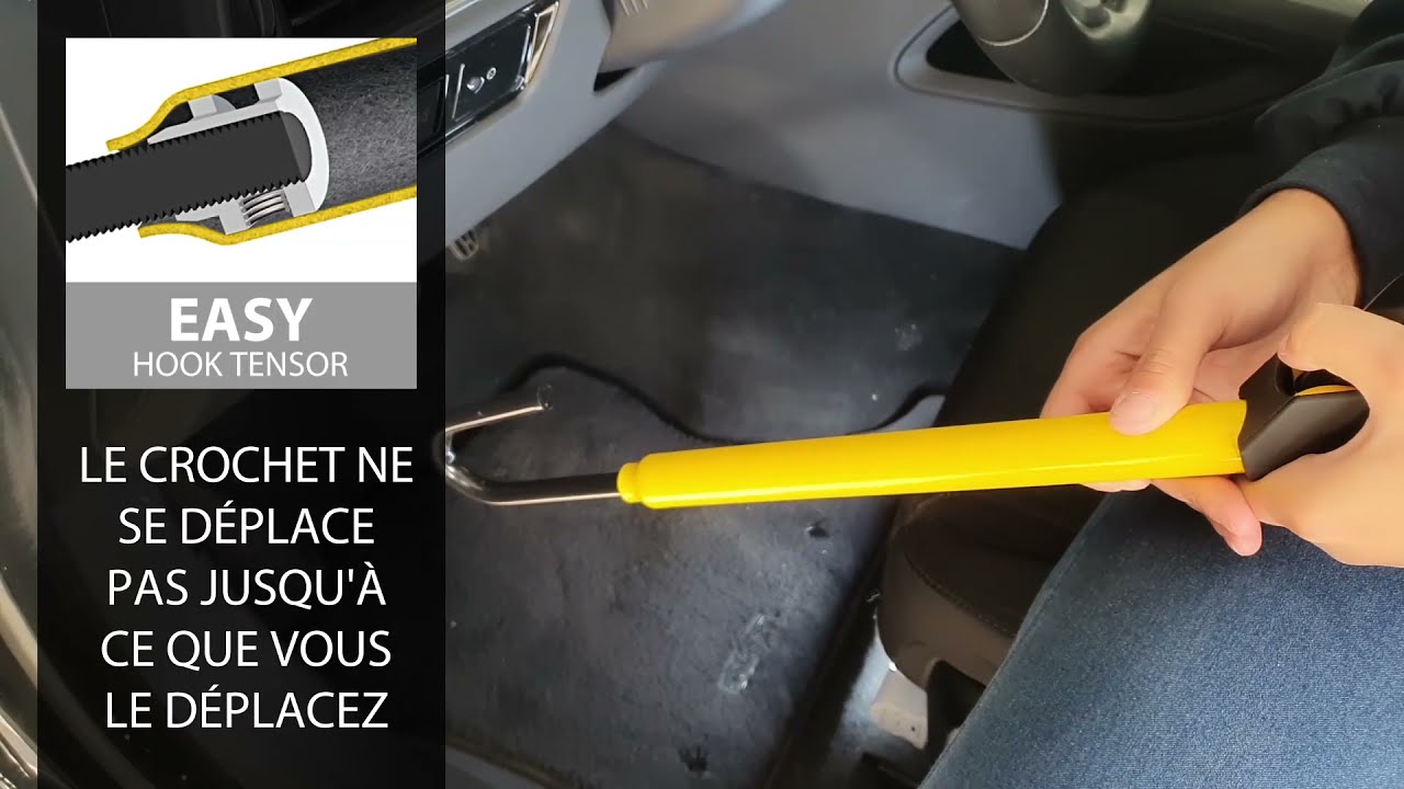 Artago 871A Canne Antivol Voiture Volant Pédale Universelle Européenne Facile à Transporter