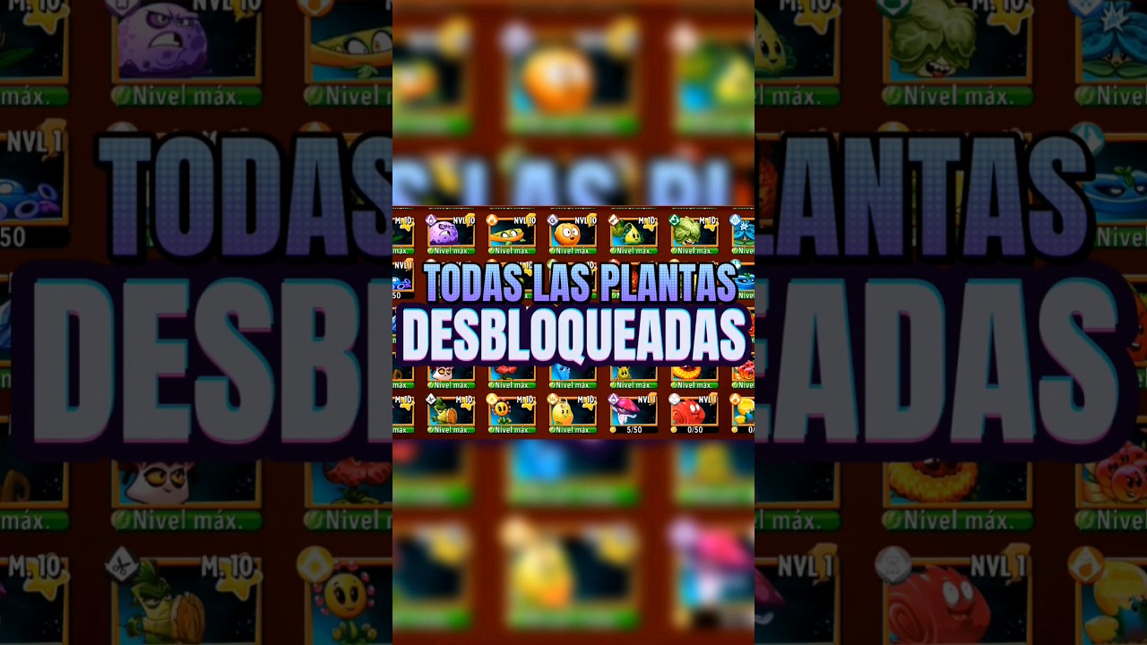 C&Oacute;MO DESBLOQUEAR TODAS LAS PLANTAS ✅️ EN PLANTS VS ZOMBIES 2 v:12.9.1 #msgameplay #pvz2