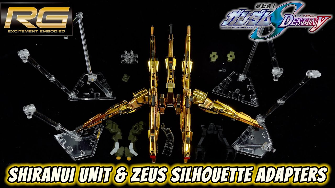 P-Bandai RG Shiranui Unit & Connecting Parts for HG Zeus Silhouette Review | Gundam SEED Destiny