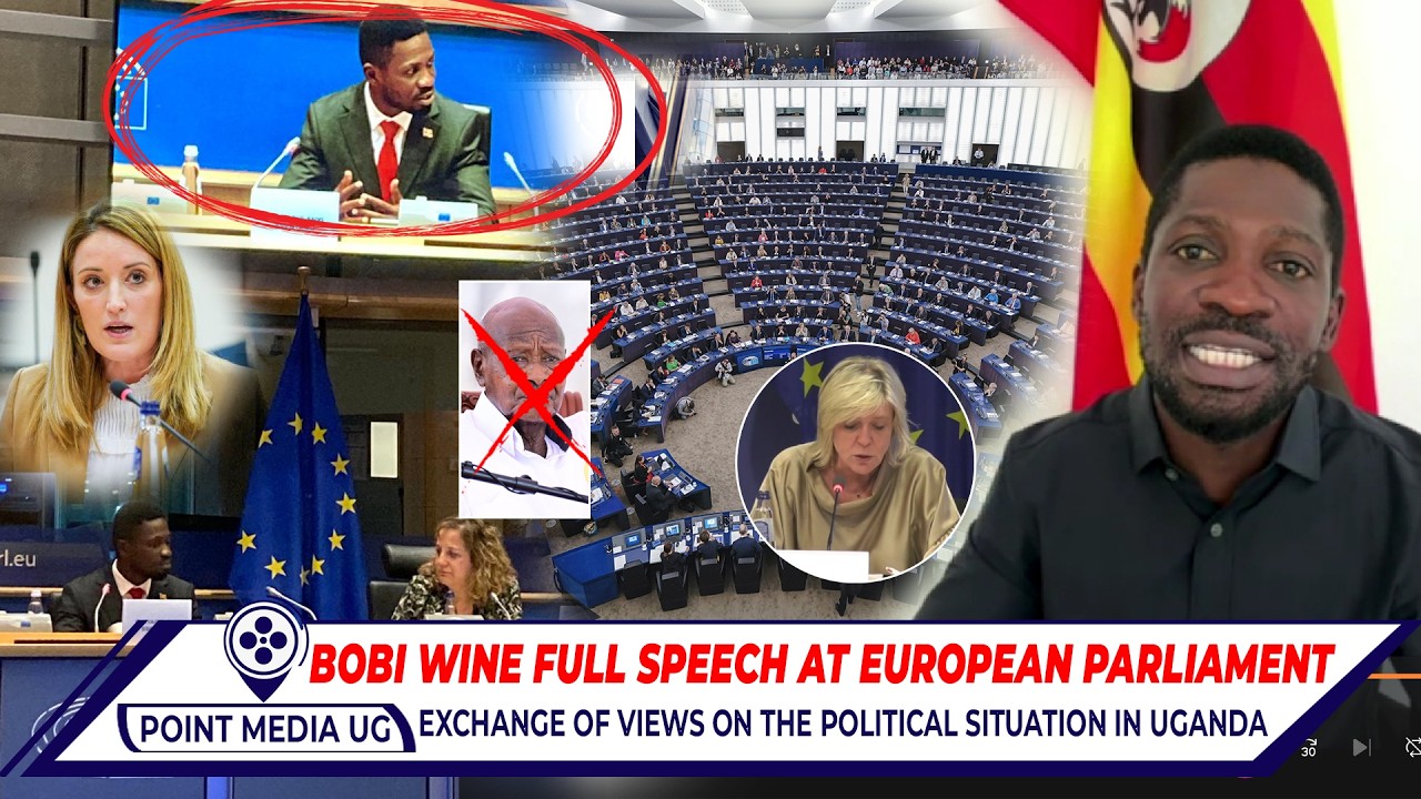 BREAKING!! BOBI WINE FULL SPEECH AT EUROPEAN PARLIAMENT | GEN M7 BIMUTABUSEEKO ABAZUNGU BAMWEGANYE