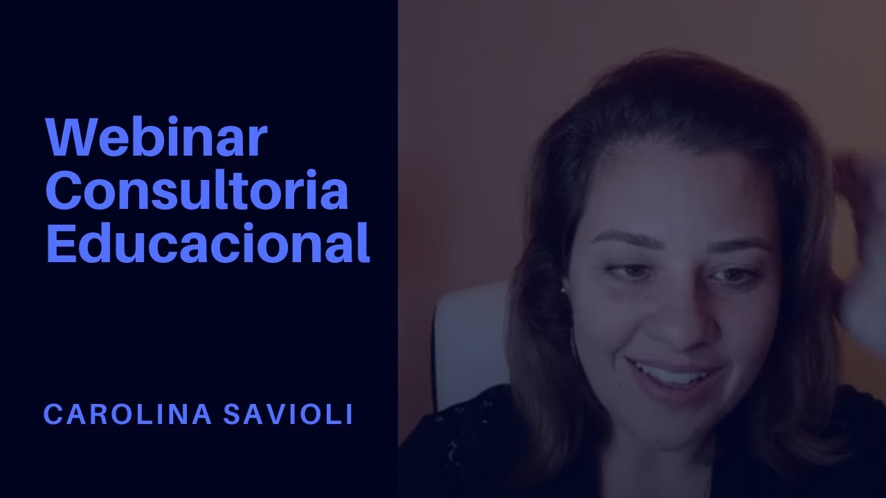 Webinar - Atividades e processos da consultoria educacional