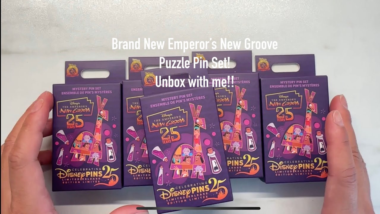 Disney Emperor’s New Groove Mystery Box Pins UNBOXING | Limited Release Puzzle Set 