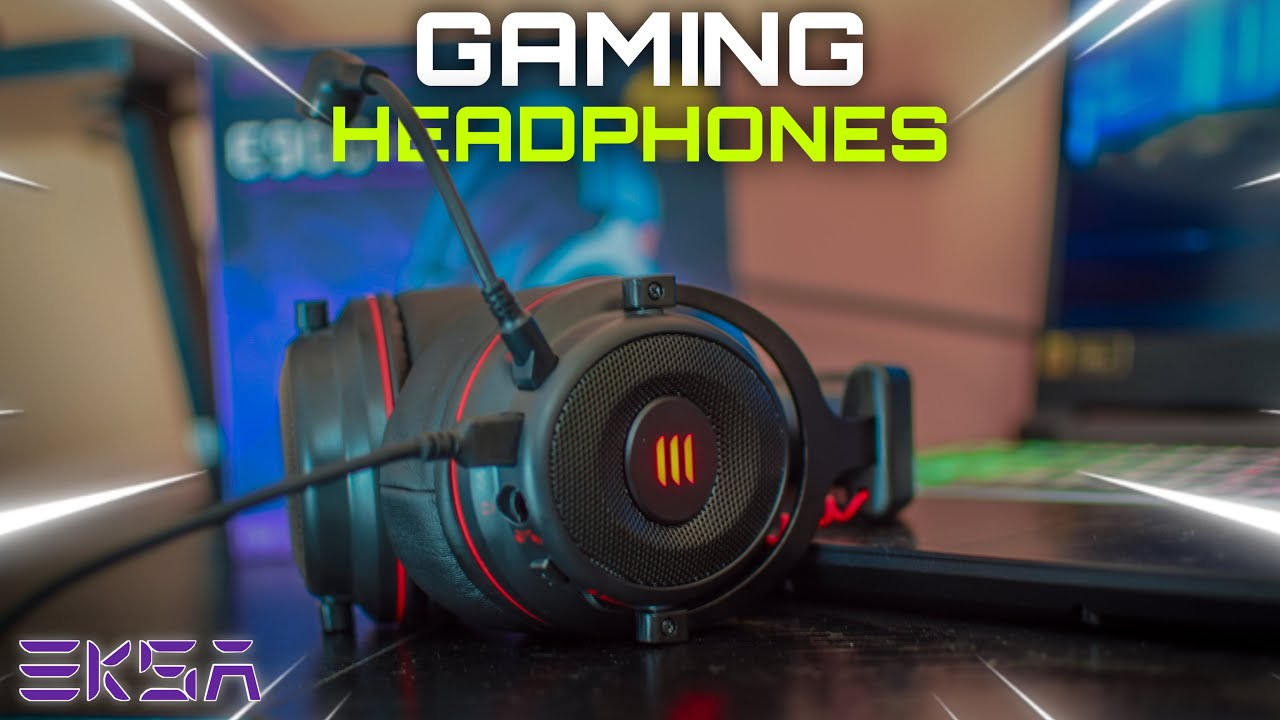2021 Best Gaming Headphones EKSA E900 Pro with 7.1 Virtual Surround Sound With Software!!