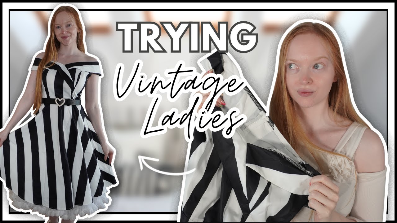 Vintage Ladies Try-On Haul 👗 | Honest Shop Review & First Impressions #vintageladies #haul #review