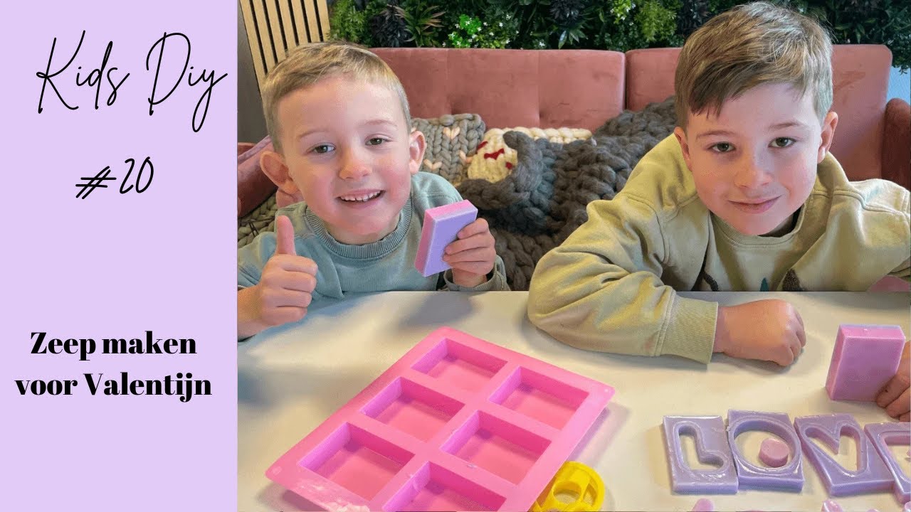 #20 Kids DIY | Zeep maken voor Valentijn