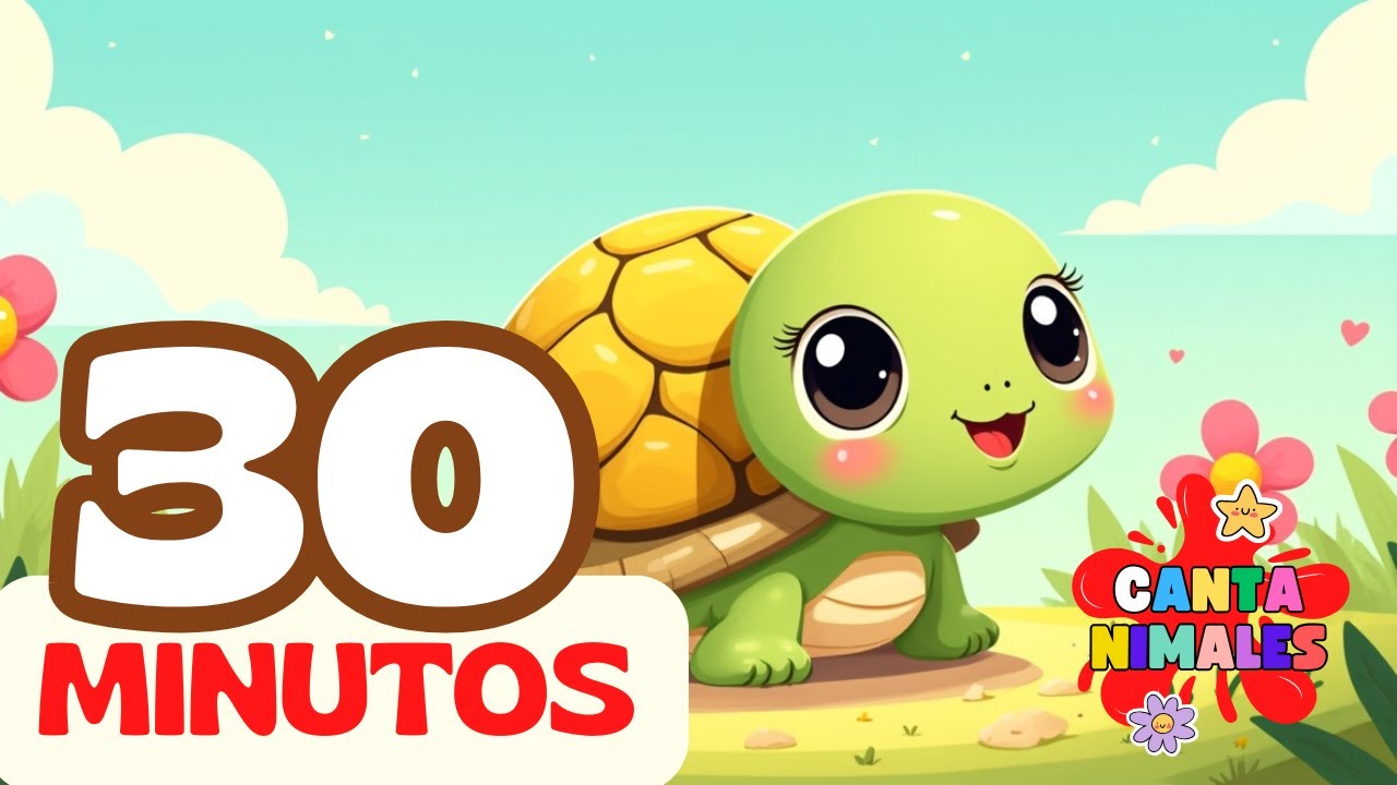 Tortuguita Pasito Lento 🐢🌿 | música infantil para jugar y calmar