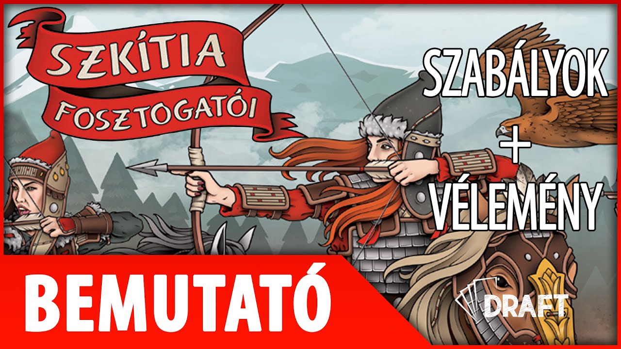 Szkítia fosztogatói társasjáték bemutató