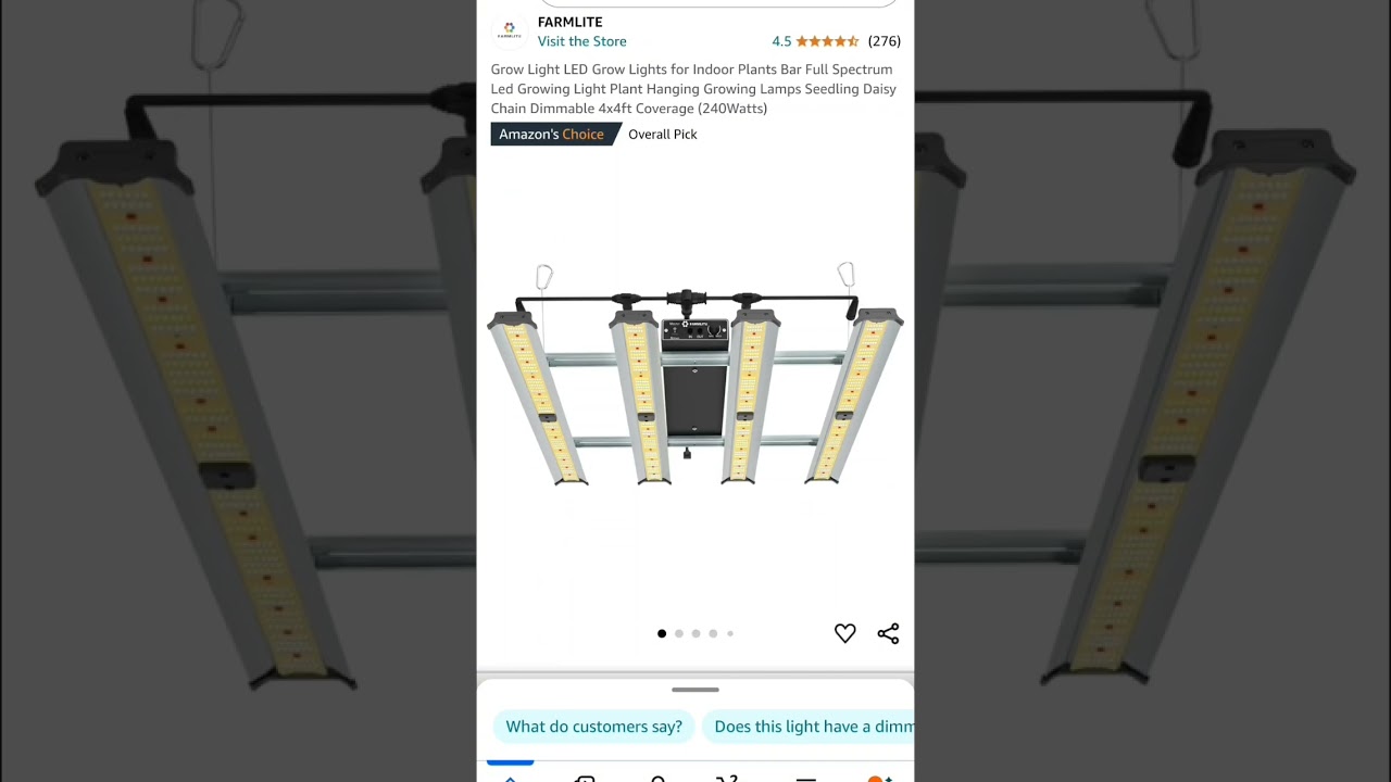 checking out farmlite grow lights #growlight #growlights #amazon