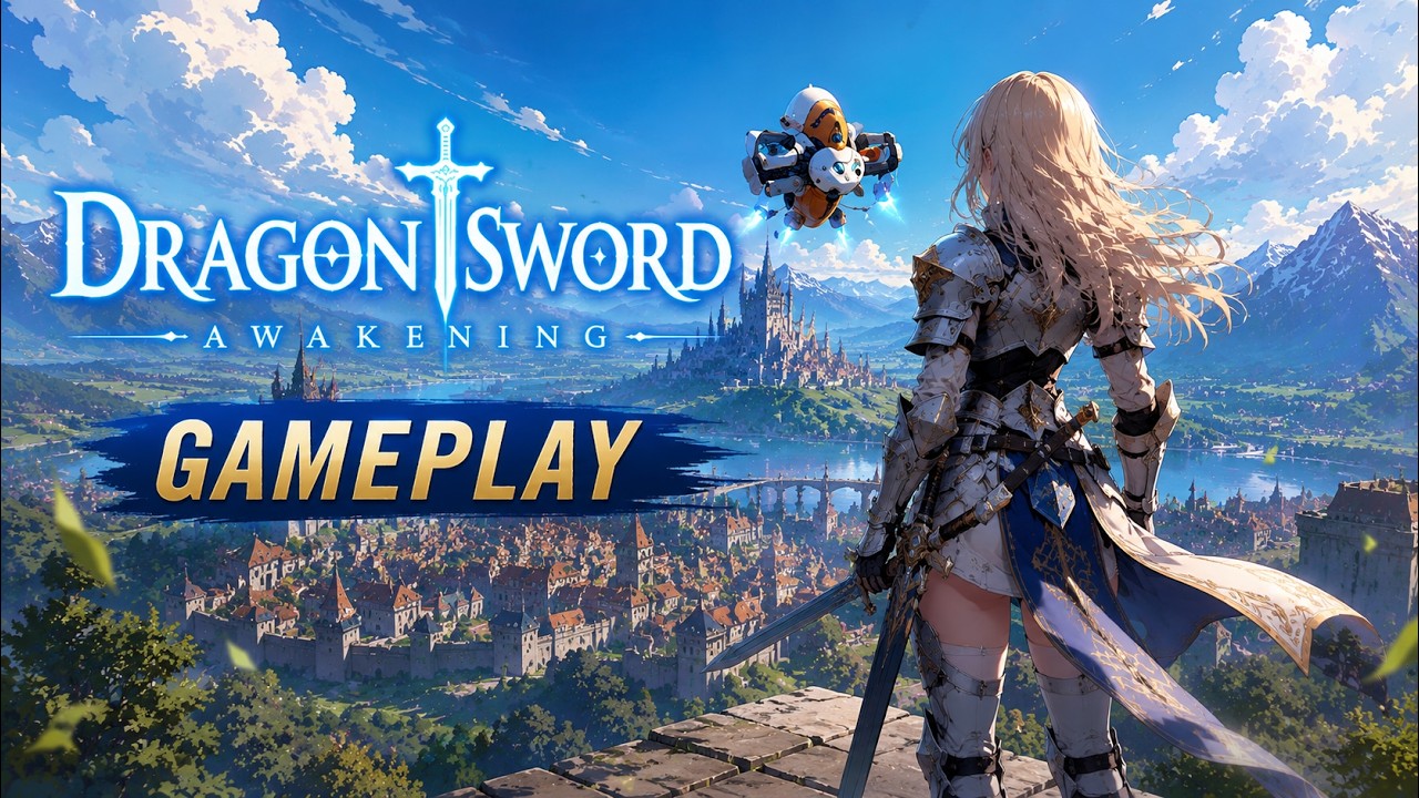 DragonSword Awakening Gameplay PC 4K Ultra | Beautiful Anime Open World RPG