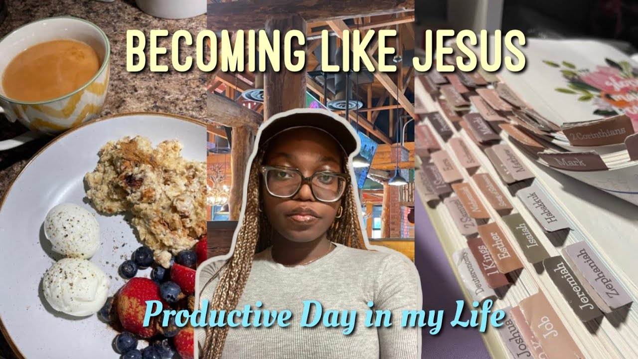 Christian Girl Diaries || PRODUCTIVE DAY IN MY LIFE🌸 + EXHORTATION (Voiceover)