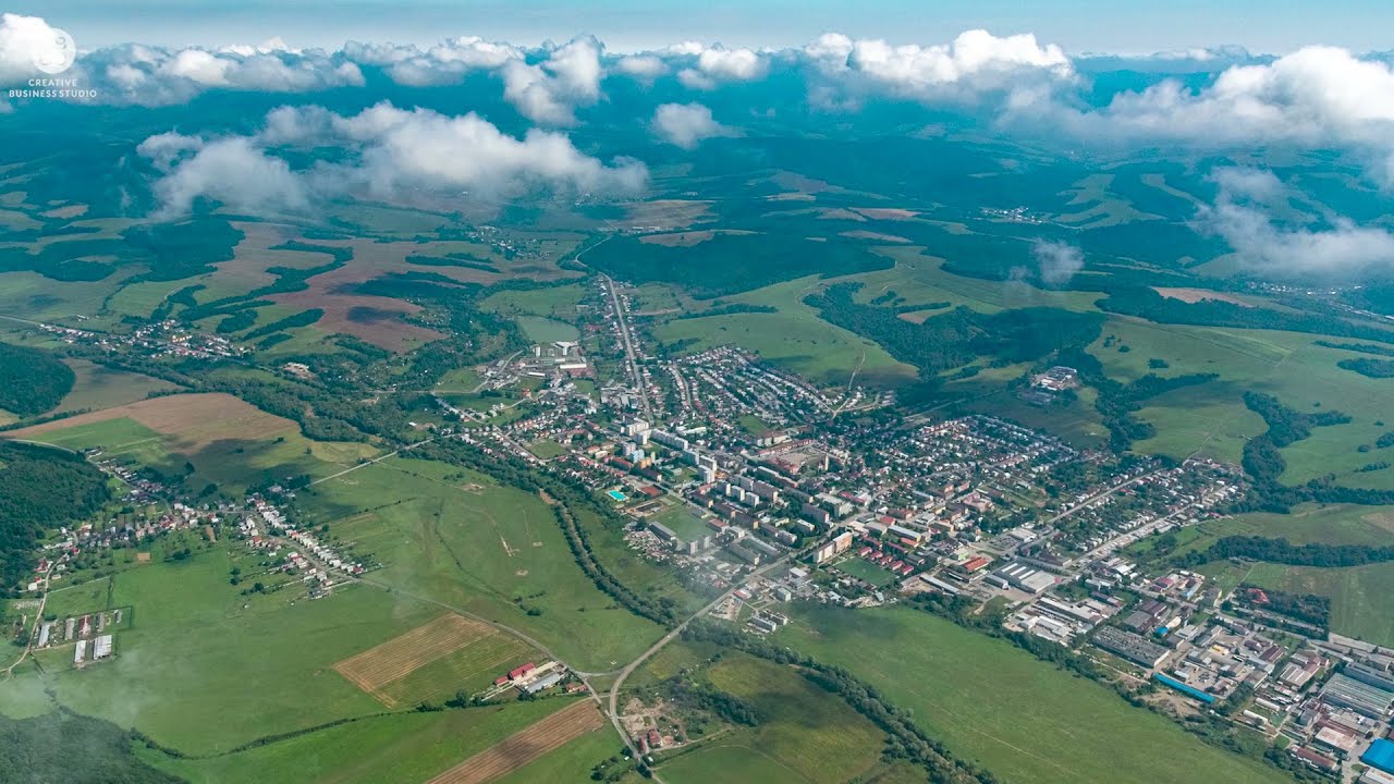 Stropkov a okolie z neba