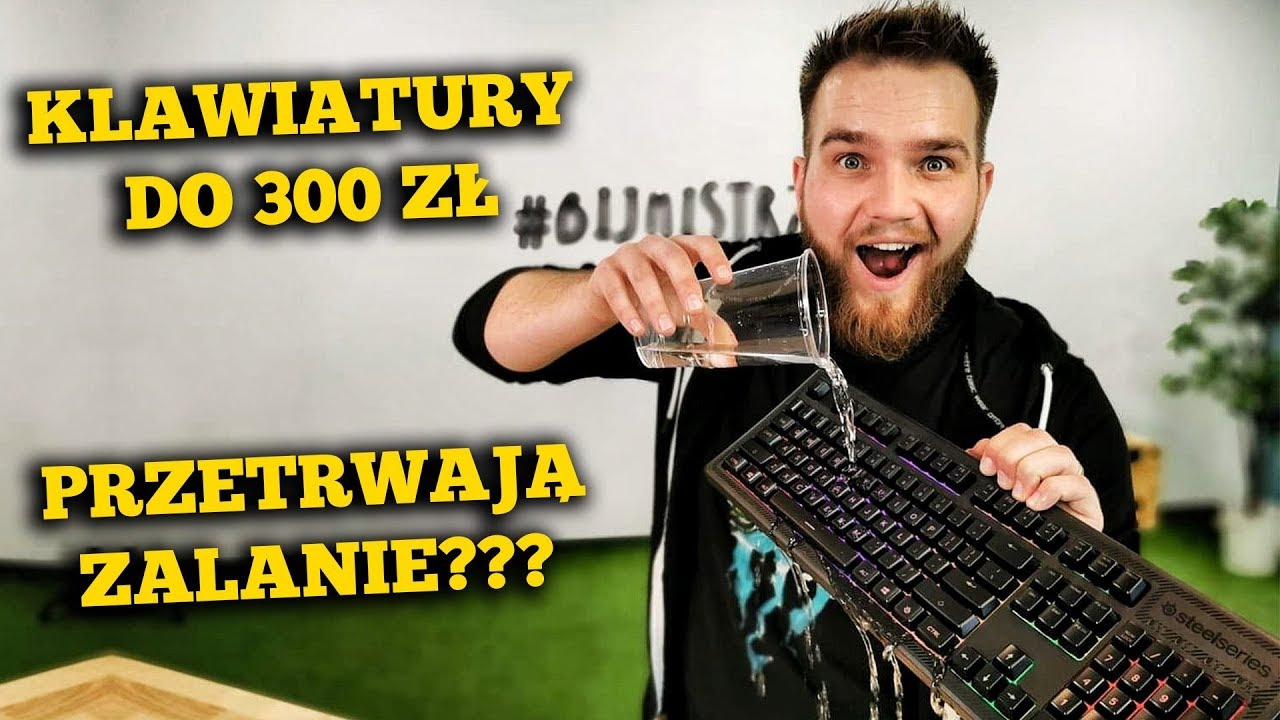 Membranowe klawiatury za 300 zł! Test odporności na wodę