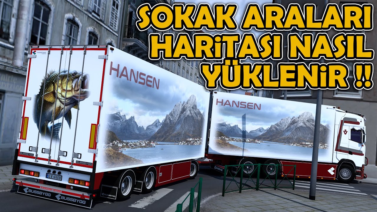 SOKAK ARALARI HARİTASI NASIL YÜKLENİR ?? TANDEM KAMYON İLE DAR SOKAK ARALARINA GİRİYORUZ !!