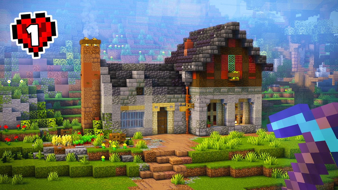A TÖKÉLETES Kezdésem Hardcore Minecraftban