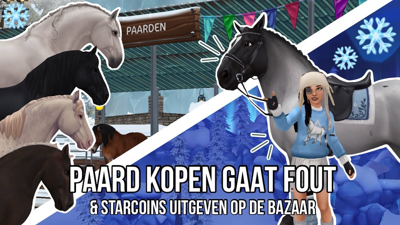PAARD KOPEN GAAT FOUT & NIEUWE BAZAAR!! ||starstableonline||