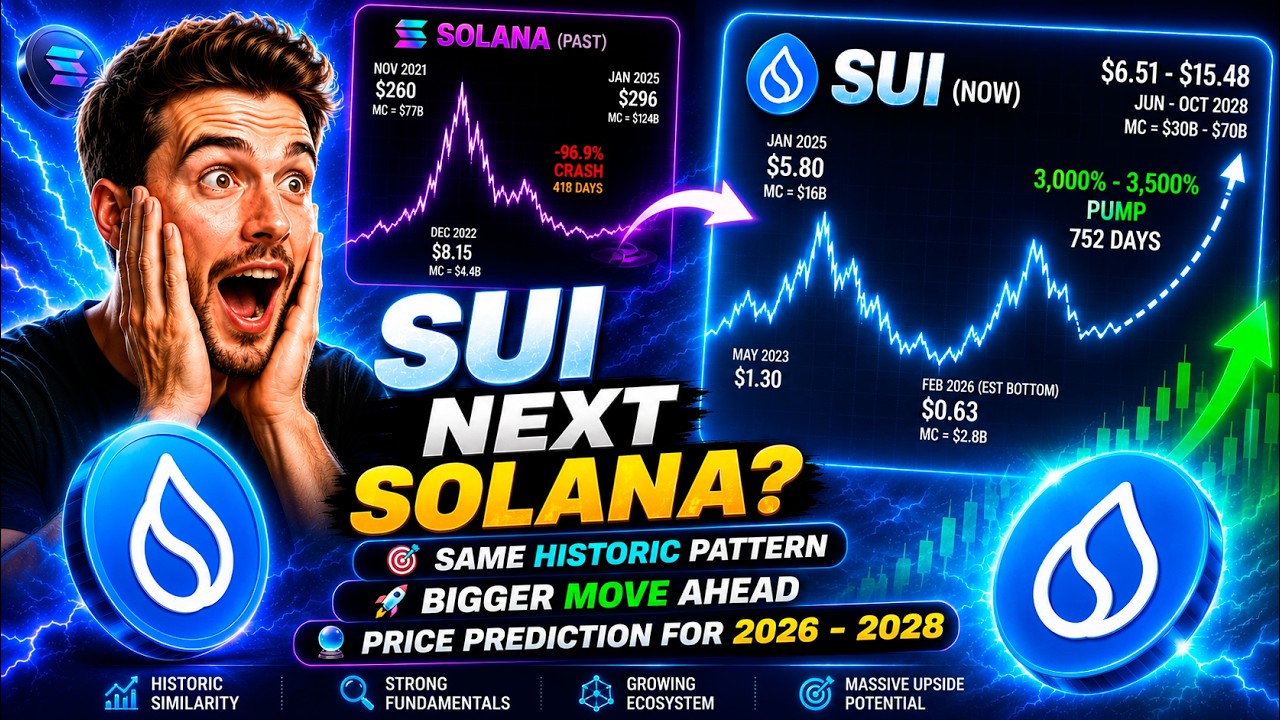 Прогноз цены Sui: сможет ли он обойти Solana в 2026&ndash;2028 годах? (Не пропустите этот паттерн)
