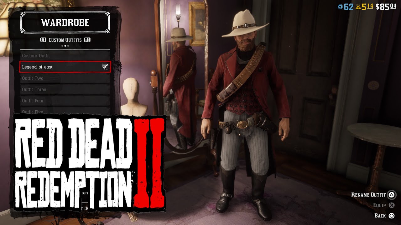 How to recreate the Legend of the east “Outfit” in RDR2 Online!!!