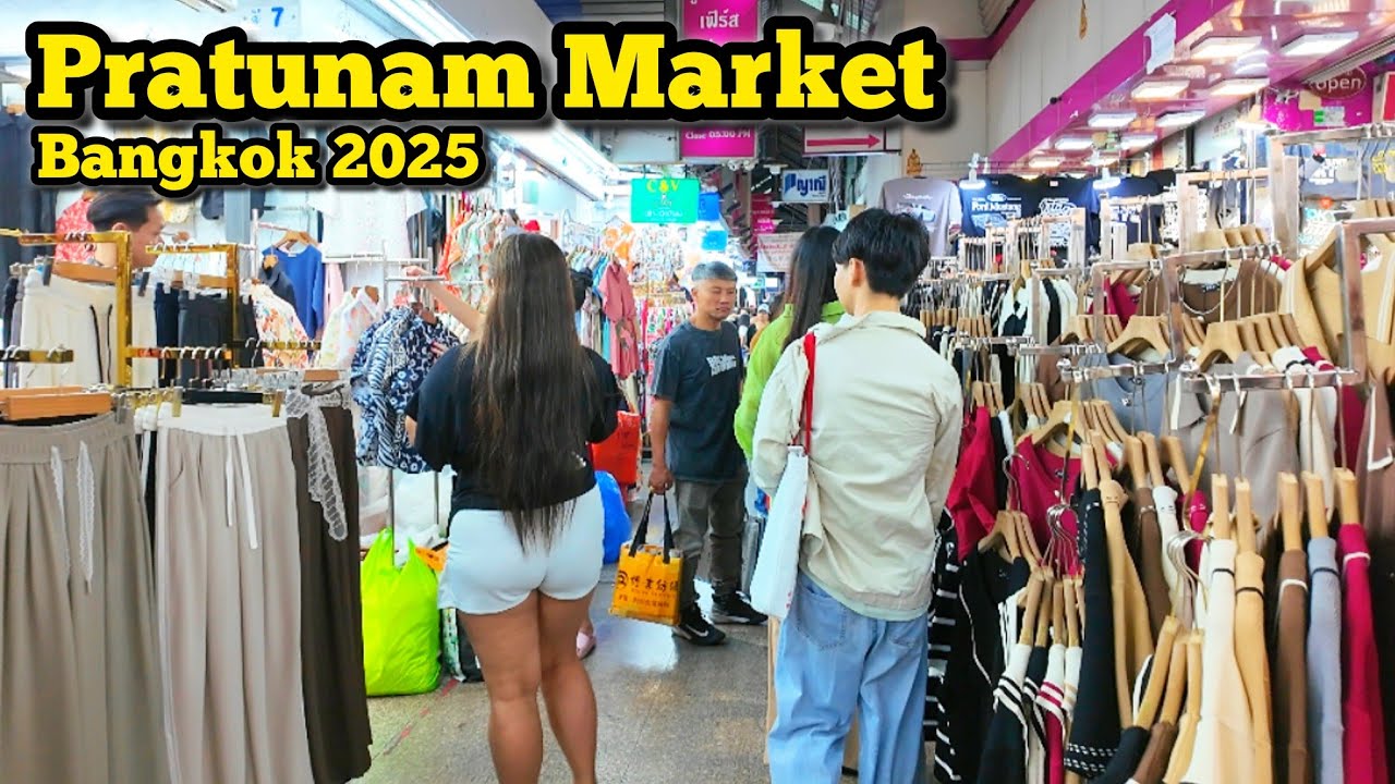 Pratunam Market Bangkok Thailand The Best Wholesale Clothing Market ประตูน้ำ​​​ ล่าสุด​​​​​ 26/11/25