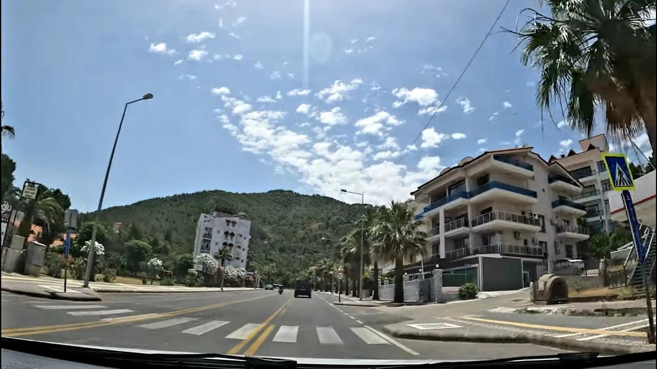 Driving Tour From Marmaris to İçmeler Beach 2020【4K】