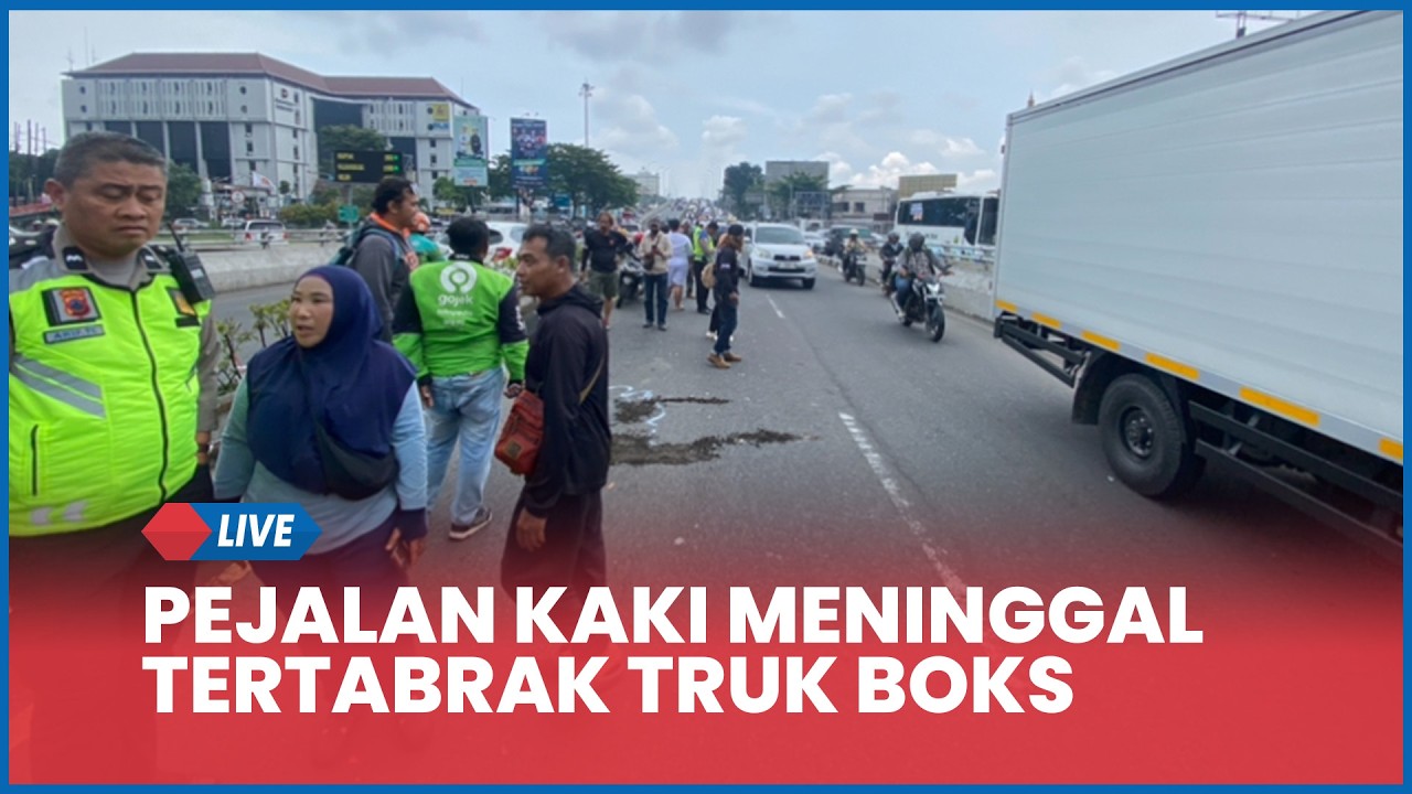 🔵 Pejalan Kaki Meninggal Tertabrak Truk Boks di Flyover Jatingaleh Semarang, Lalin Arah Gombel Padat