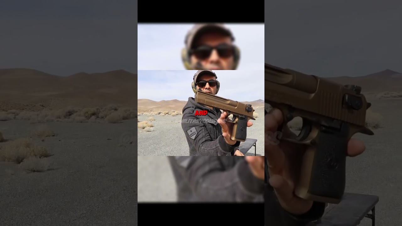 Can a Helmet Survive a Desert Eagle Bullet?#military#army #shorts
