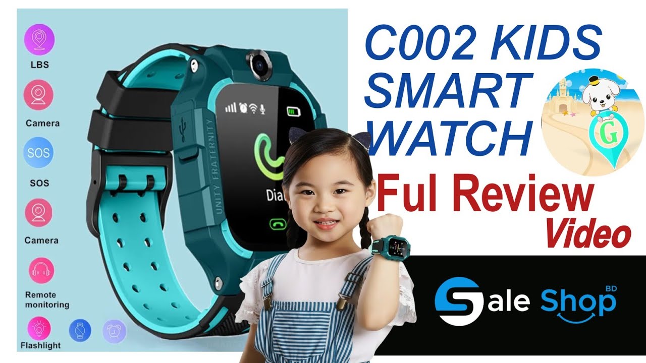 C002 Kids Smart Watch Review | Best Budget Smartwatch for Kids 2025 ⌚🔥 #C002