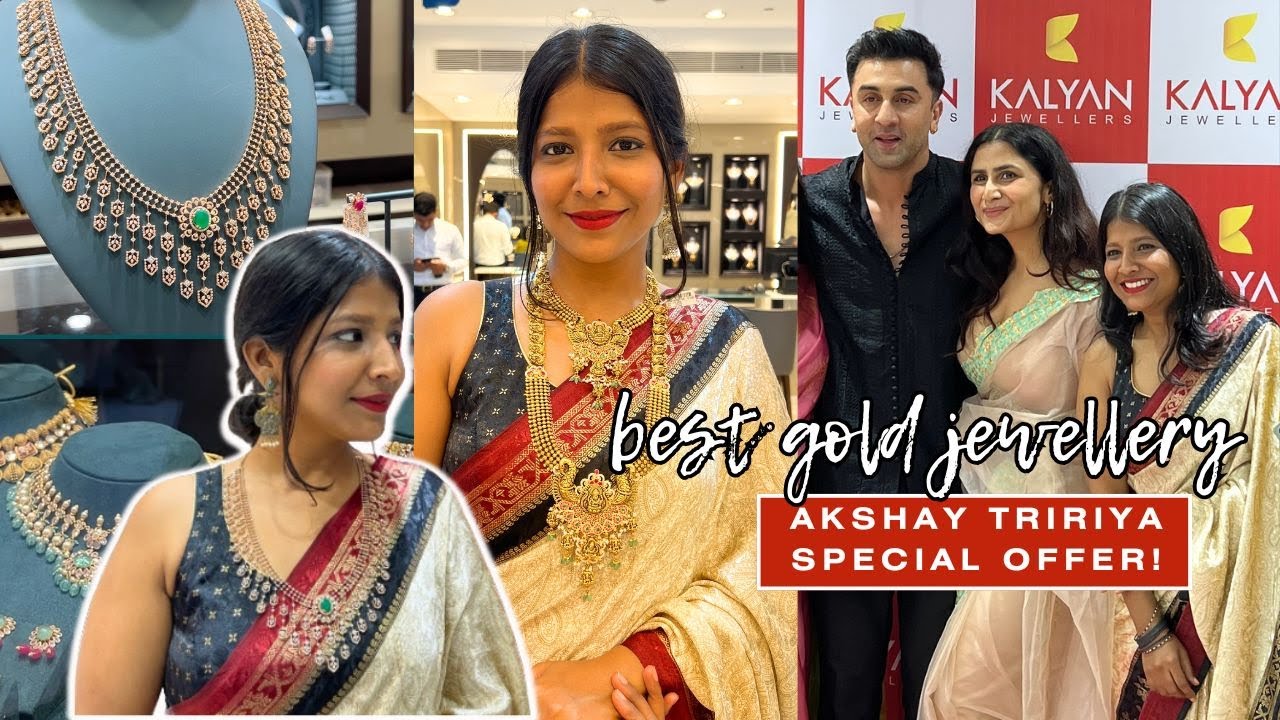 KALYAN JEWELLERS Andheri Store RELAUNCH Event! I met Ranbir Kapoor!🥹 OFFERS on Gold Jewellery!