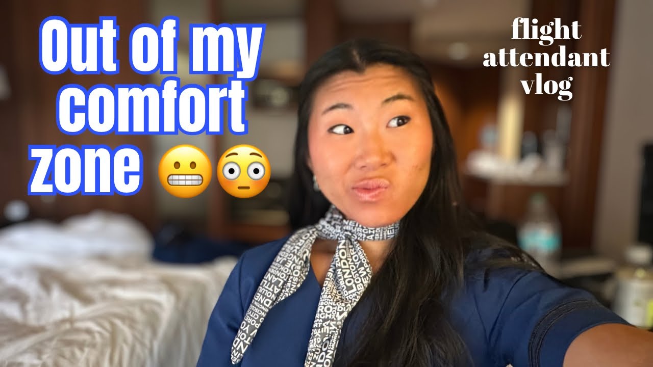 OUT OF MY COMFORT ZONE 😬😰 // flight attendant vlog