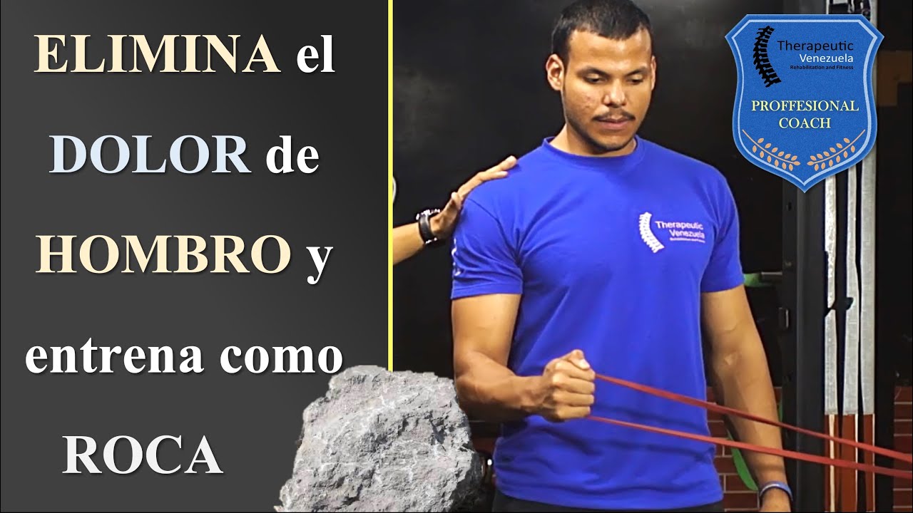 Elimina tu dolor de hombro al entrenar. Práctico y sencillo.