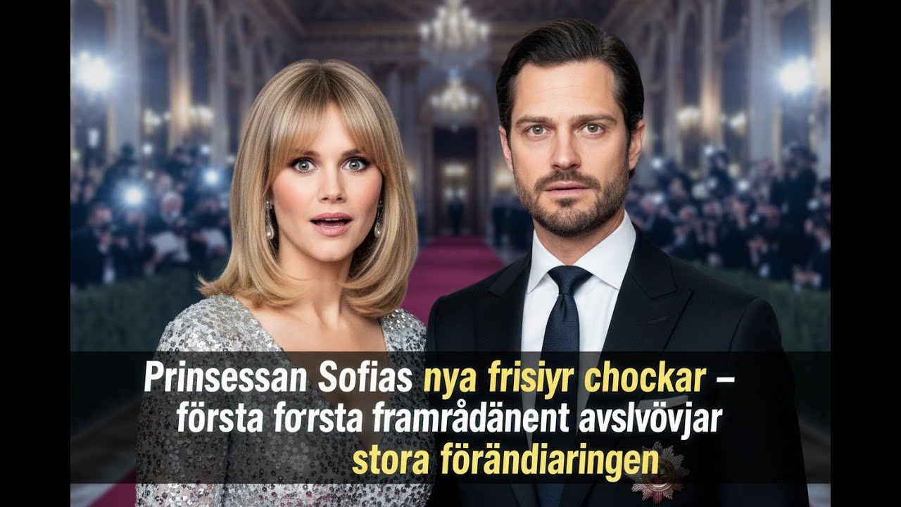Prinsessan Sofias nya frisyr chockar – första framträdandet avslöjar stora förändringen