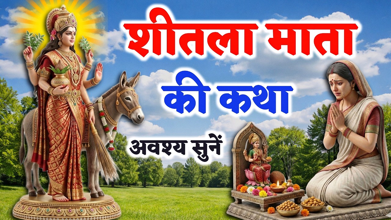 शीतला माता की कथा ~ Shitla Mata Vrat Katha | Sheetla mata ki Kahani | Sheetla Mata Story‎
