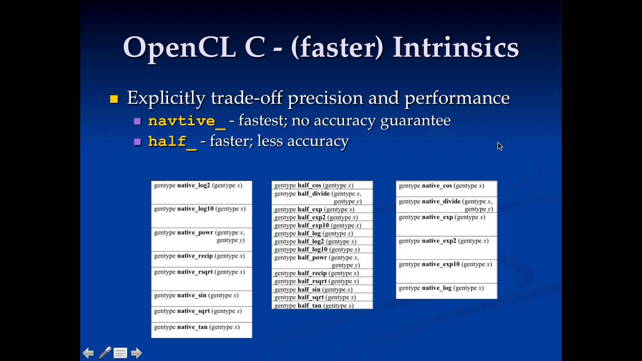 Вычислительные ядра OpenCL (5)