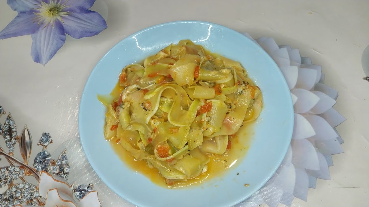 Спагеті із кабачків. Просто та смачно. Рецепт 