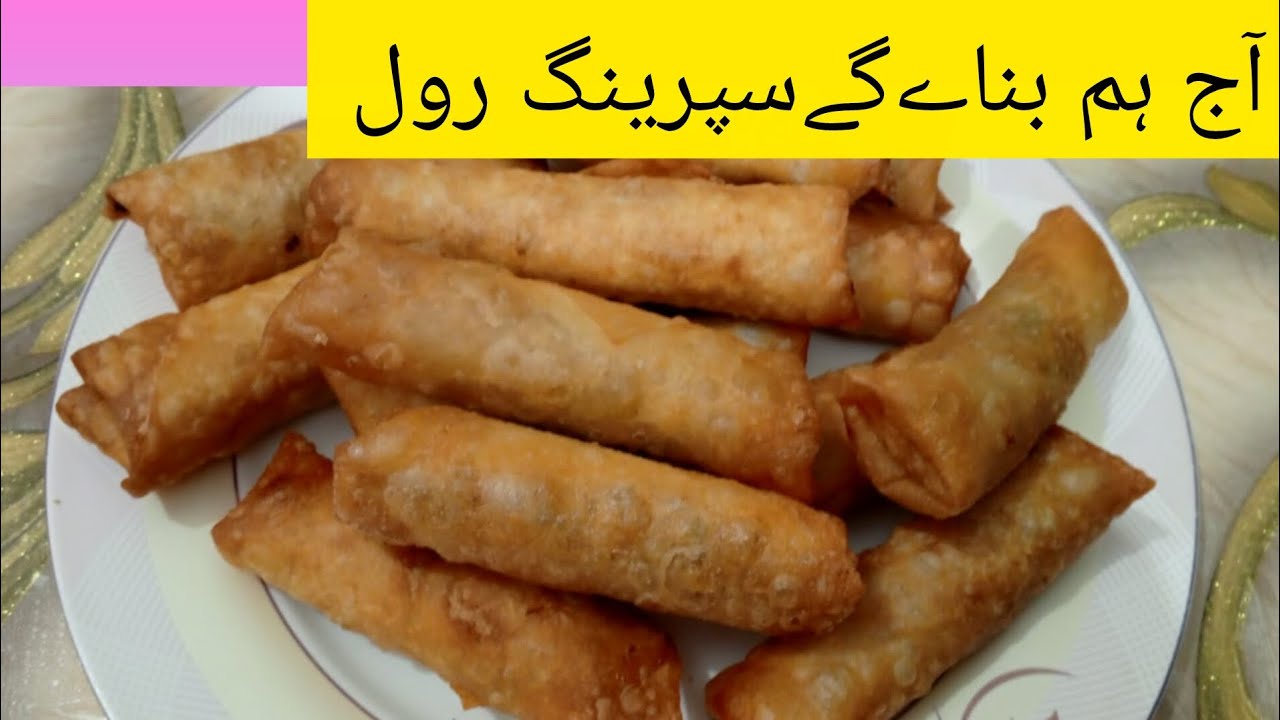 We make spring roll 