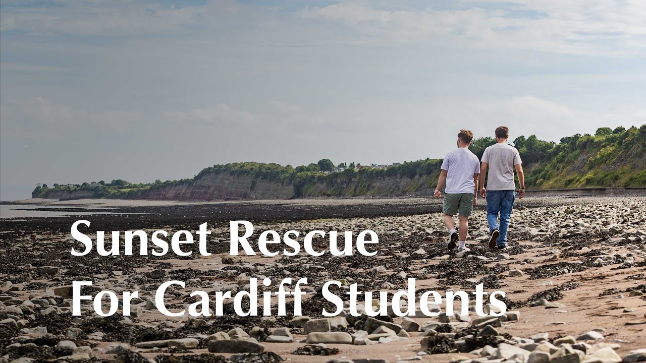 Sunset Rescue For Cardiff Students