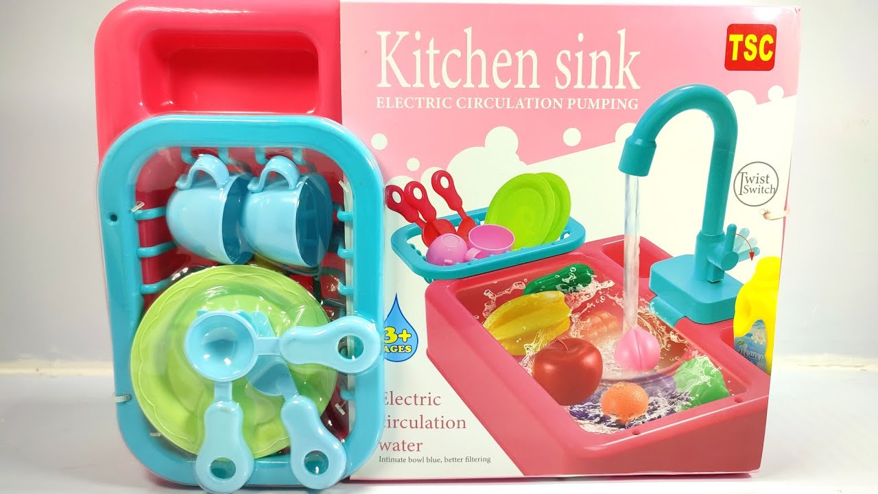 Satisfying with Unboxing & Review Hello Kitty Kitchen Sink #hellokittykitchenset #hellokitty