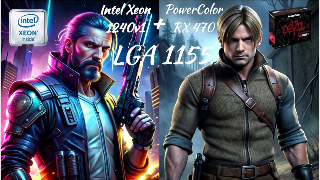 Intel Xeon E3 1240v1 ☛ LGA 1155 ☛ RX 470 4 Gb ☝ тесты в играх