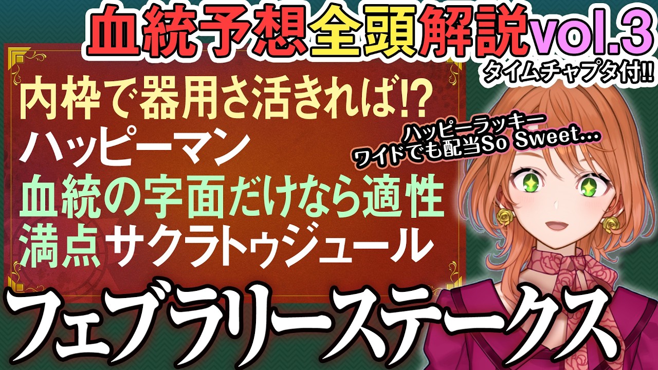 フェブラリーS 2026 地方からなら距離延長！ハッピーマンが成長してワンチャン起こす!?全馬血統解説vol.3 #四条大学血統ゼミ🏇🧬