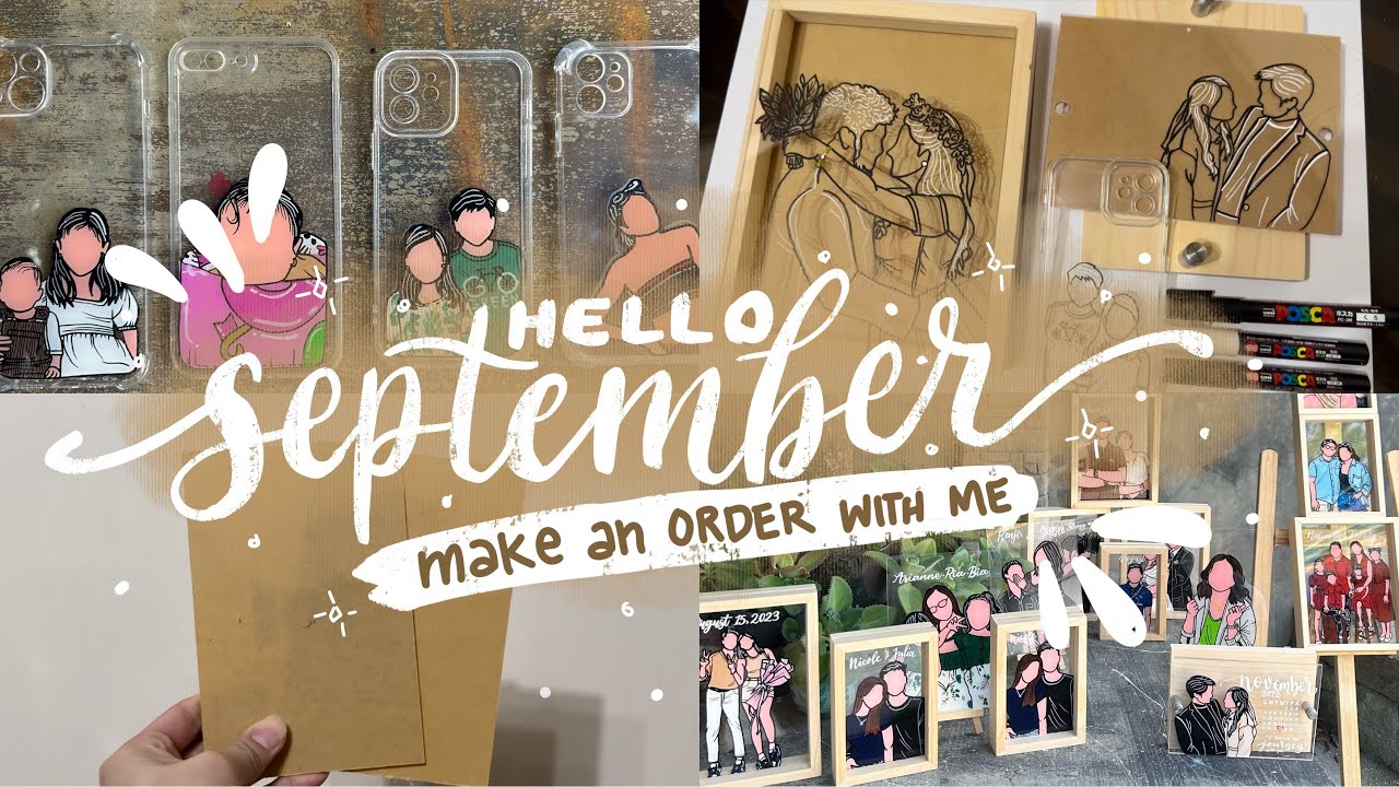 Hello September! | Make An Order With Me! | Munis Art Studio 🎨✨