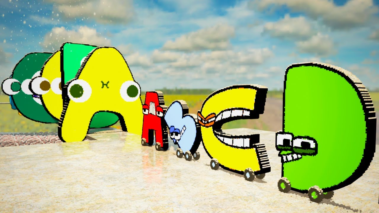 English vs Spanish Alphabet Lore SLIPPERY CHRISTMAS | Teardown