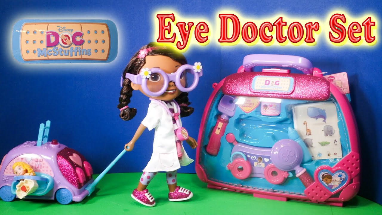 Doc McStuffins Eye Doctor Toys Video Unboxing