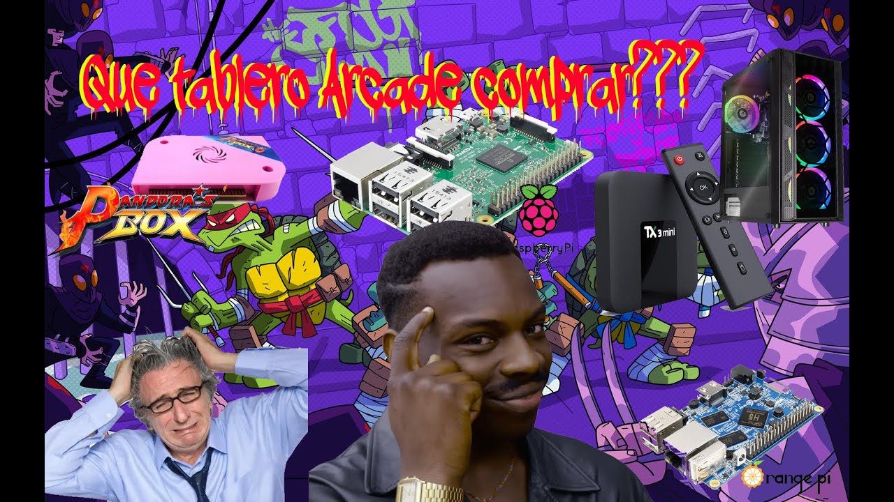 Tablero arcade. Pandora Box / Raspberry / Orange Pi / Tv Box / Cpu ¿?¿? Cual es mejor??