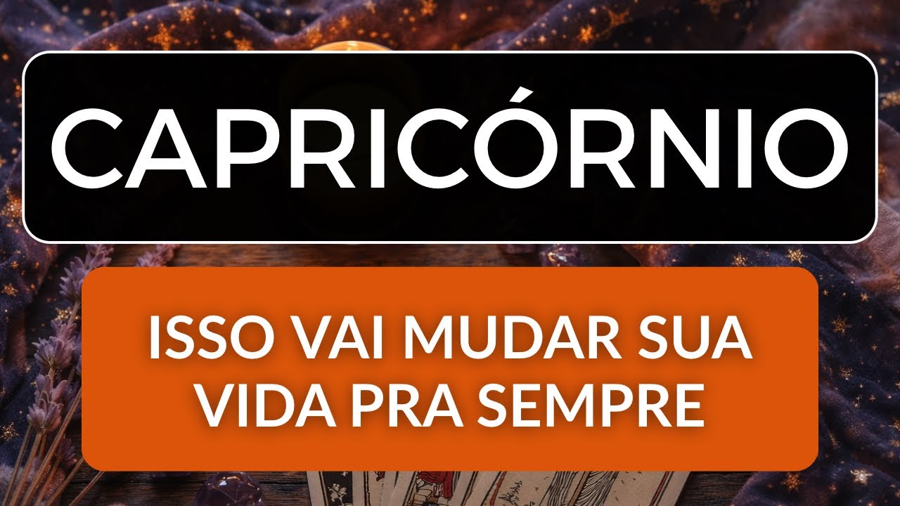 CAPRICÓRNIO • Este dinheiro marca a volta por cima que você dá! Vai calar muita gente 🔥✨