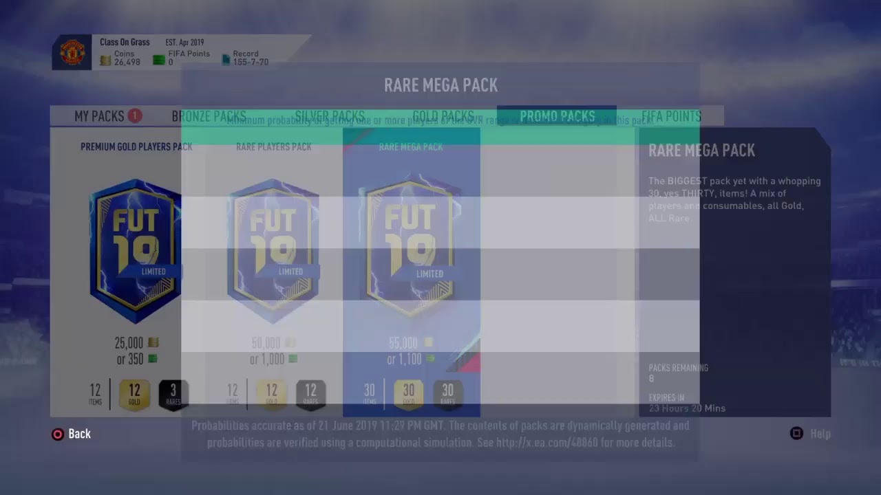 Fifa 19 Guaranteed Mid Icon