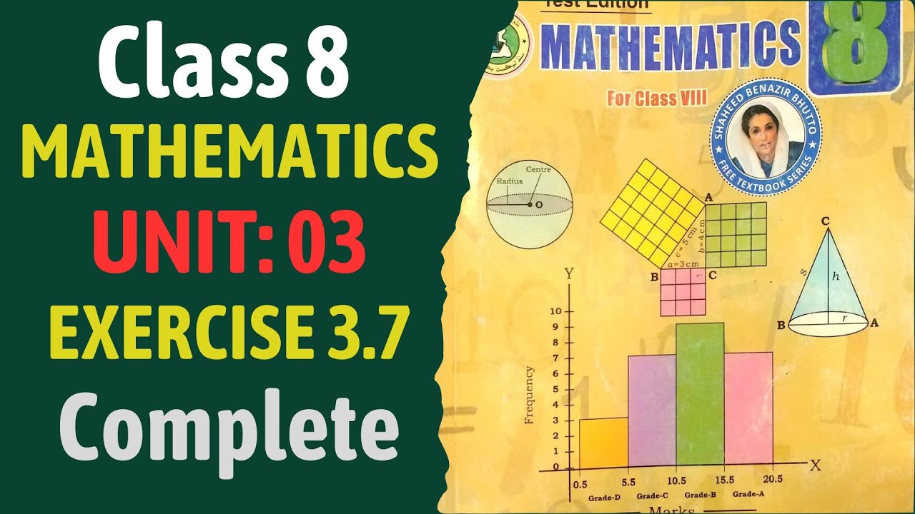 Exercise 3.7 Class 8 Sindh textbook | Class VIII Mathematics