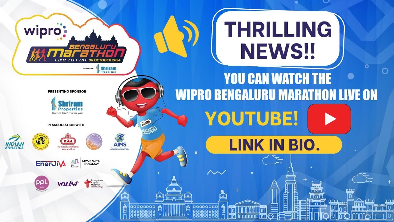 WIPRO Bengaluru Marathon live to run ( 6th October 2024 )