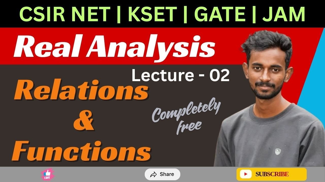Real Analysis | Lecture 02 | CSIR NET | KSET | GATE | JAM | NBHM | TIFR | Limitless Math | Hanamesha