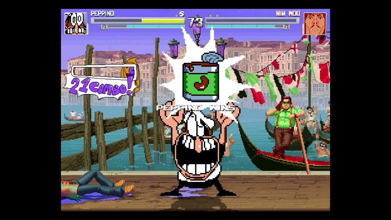 M.U.G.E.N - Peppino VS Nim Woo
